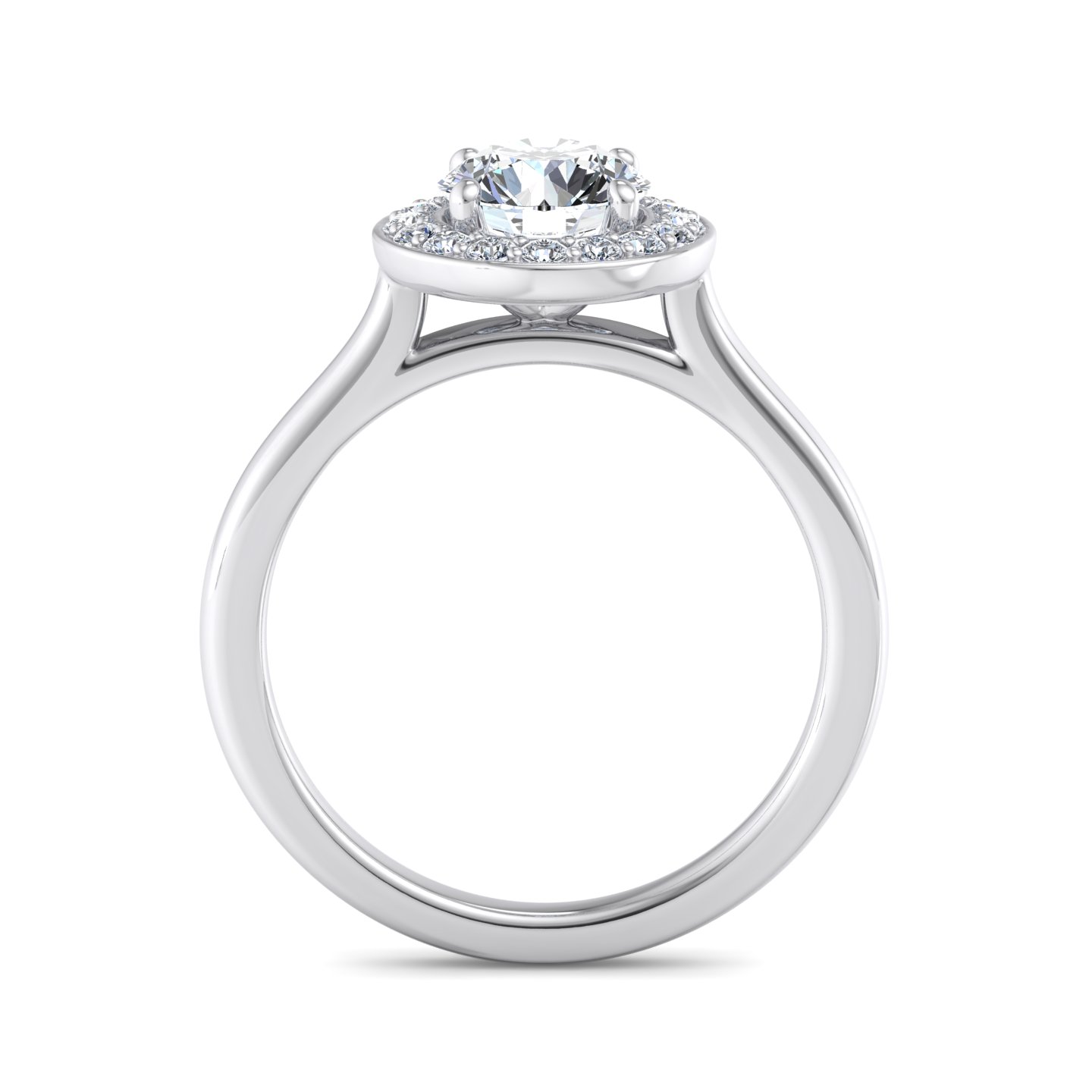 Korman Signature Cait Halo Engagement Ring Setting